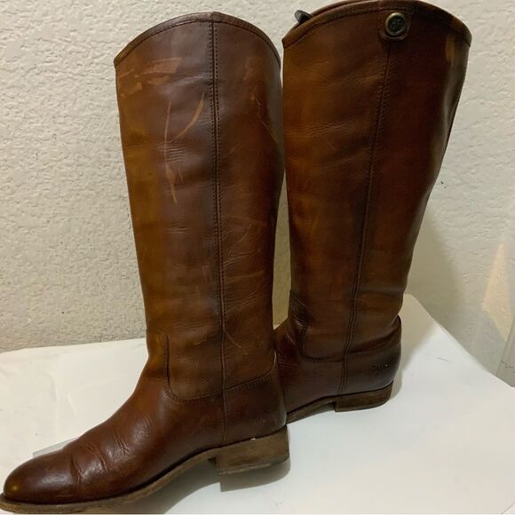 Frye Womens Melissa Brown Riding Boots Size 5.5 Medium (B, M) - Picture 4 of 16